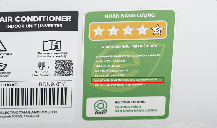 Khám Phá Chỉ Số Tiết Kiệm Điện Thực Sự Của Điều Hòa: EER và CSPF