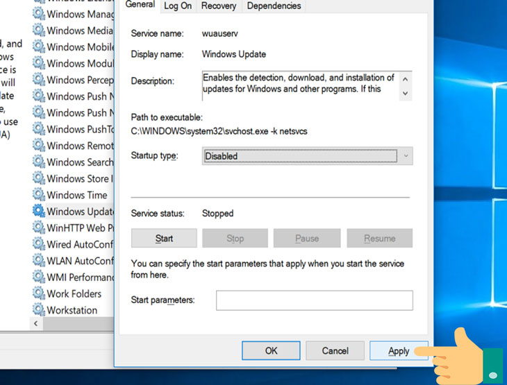 Hướng Dẫn Cách Tắt Cập Nhật Windows 10 Đơn Giản Nhất 2 Cách tắt update win 10 trong Services