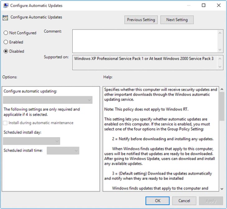 Hướng Dẫn Cách Tắt Cập Nhật Windows 10 Đơn Giản Nhất 3 Tắt Update Win 10 bằng Group Policy Editor