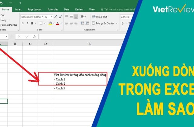 Khám Phá 3 Phương Pháp Xuống Dòng Trong Excel Dễ Dàng Nhất