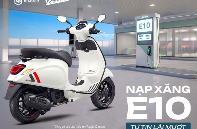 Piaggio và Vespa: Sự Tương Thích Hoàn Hảo Với Xăng E10 Tại Việt Nam