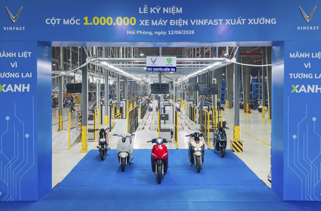VinFast Đạt Dấu Mốc Quan Trọng Với Chiếc Xe Máy Điện Thứ 1 Triệu