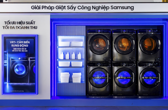 Samsung Ra Mắt Máy Giặt Sấy Công Nghiệp Mới Tại Việt Nam Nhập Khẩu Từ Hàn Quốc