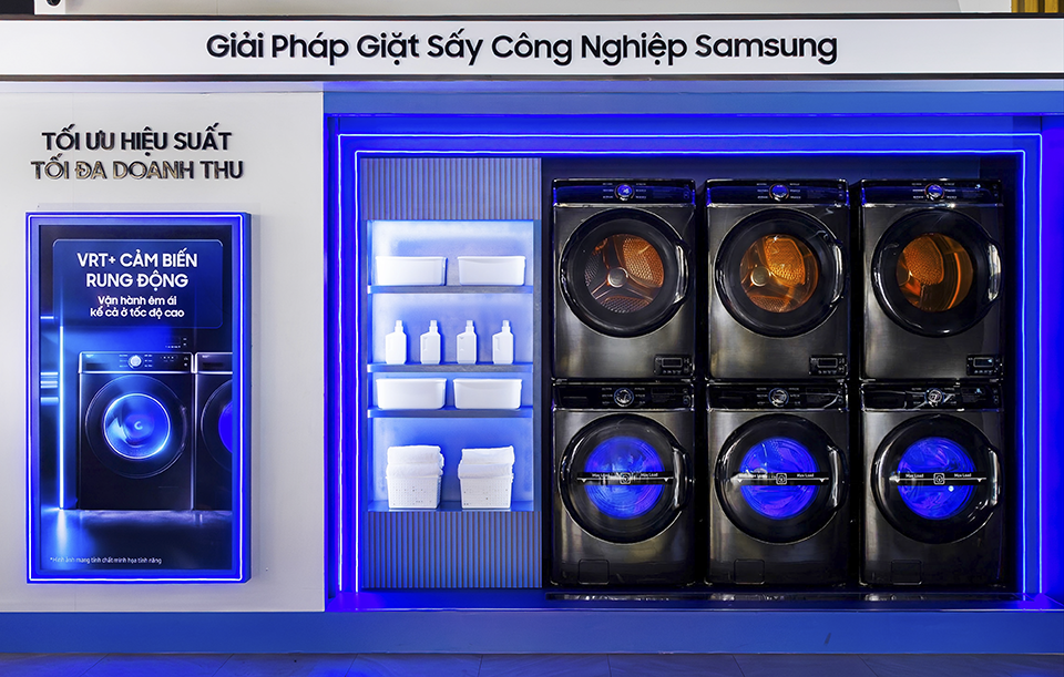 Samsung Ra Mắt Máy Giặt Sấy Công Nghiệp Mới Tại Việt Nam Nhập Khẩu Từ Hàn Quốc